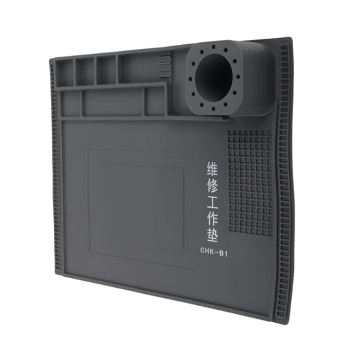 Mingzhe Silikonelektronik Reparaturmatte Hochtemperatur Wärmeisolierung 40 X 30 cm (Grau) von Mingzhe