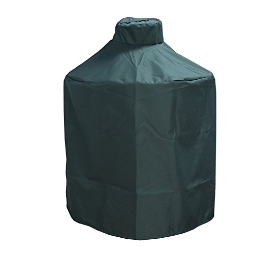 Mini glänzender Cover für große Big Green Egg, Schwere Keramik Grill Cover – Premium Outdoor Grill Bezug mit strapazierfähigem Stoff - X-Large grün von Mini Lustrous