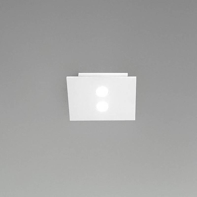 ICONE Slim - kleine LED-Deckenleuchte 2-fl. weiß von ICONE