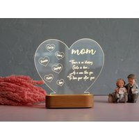 Muttertag - Personalisierte Nachtlicht Acryl Mama Geburtstag Geschenkidee Oma Nana Mutter in Liebe Geschenke Von Geschenk Die Kinder von MiniDecorShop