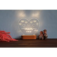 Personalisierte Mama Geburtstagsgeschenkidee - Lampe Oma Nana Verliebte Mutter Geschenke Von Geschenkideen Zum Muttertag Geschenk Die Kinder von MiniDecorShop