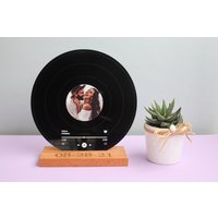 Personalisiertes Schallplatten Display - Bestes Geschenk Aller Zeiten Für Freund Ehemann Ihn Fernbeziehung von MiniDecorShop
