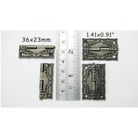 1.417 "X 0.905"/36 X 23 Mm - 4 Stück Antique Butt Türscharniere Mit Schraube Kleine Schrankscharniere Antike Scharniere Metallscharniere Box von MiniHands
