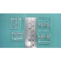 4Pcs Kleine Acryl Kunststoff Scharnier 1 "X 1, 3"/25 X 33mm - Tür Scharniere Klare Schmuck-Box von MiniHands