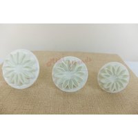 Sonne Blume Plunger Cutter 3Pcs Set, Calyx Cookies Cutter, Sonnenblumenschneider, Clay Polymer Fondant Cookie von MiniHands