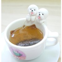 Bichon Frise Teebeutelhalter - Geschenke Für Hundeliebhaber Tassendekor Becherdekor Schüsseldekor Teeliebhaber von MiniHandsCrafts