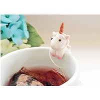 Einhorn Ornament - Teebeutelhalter Schaukel Rentier & Schlitten Set Teeaufguss von MiniHandsCrafts