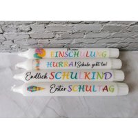 Einschulung Schulkind 1. Klasse Schultüte Kerze Deko von MiniKreativwerkstatt
