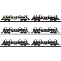MiniTrix 15080 N Güterwagen-Set Coil-Transport der AAE Sgmmns 190 von MiniTrix