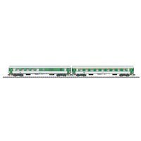 MiniTrix 15695 N 2er-Set Personenwagen der CD 2.Klasse Bauart Y-B/70, 1.Klasse von MiniTrix