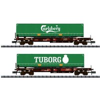 MiniTrix 18718 N 2er-Set Taschenwagen Biertransport der AAE Cargo MiniTrix 18718 N 2er-Set Taschenwagen Biertransport der AAE Cargo von MiniTrix
