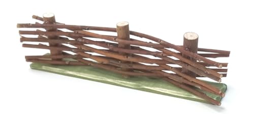 Miniatur Weidenzaun, Flechtzaun für Weihnachtskrippe 4cm hoch. 15 cm lang. Miniatur Weidenzaun, Flechtzaun für Weihnachtskrippe 4cm hoch. 15 cm lang. von Miniaturenbau-Lewen