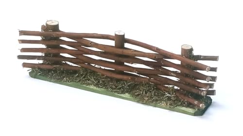 Miniatur Weidenzaun, Flechtzaun für Weihnachtskrippe 4cm hoch. 15 cm lang. Miniatur Weidenzaun, Flechtzaun für Weihnachtskrippe 4cm hoch. 15 cm lang. von Miniaturenbau-Lewen