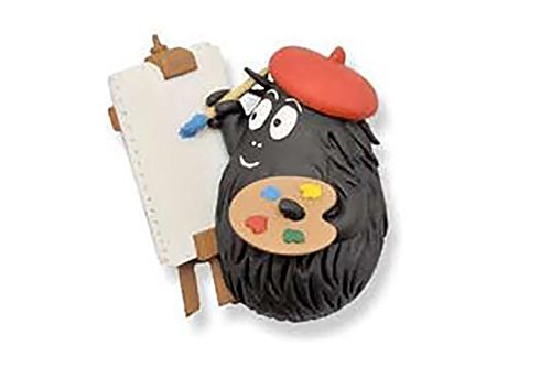 Miniblings Barbapapa Barbabo Magnet Kühlschrankmagnet Barbakind Künstler Maler schwarz von Miniblings