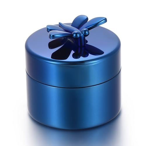 Minicremation Kleine Urne für menschliche Asche, schöne Mini-Sharing Urnen mit exquisiten Box Kremation Lagerung Keepsake Memorial und Asche für geliebte Menschen (G011-Blue) von Minicremation