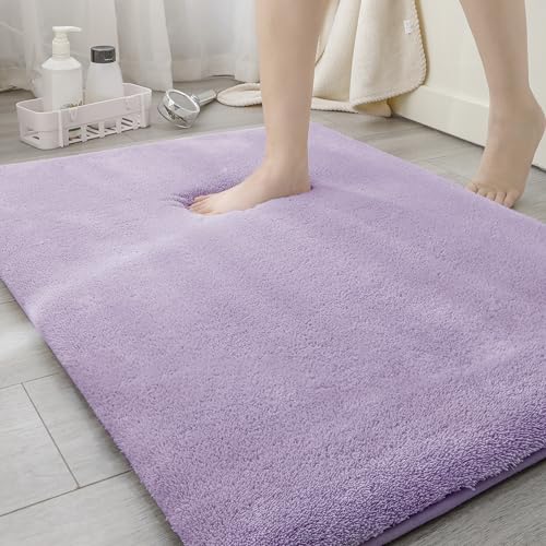 MINIDEAR Badezimmerteppich, 40,6 x 61 cm, dicker Memory-Schaum-Badematte, ultraweich und flauschig, rutschfest, schnell trocknend, saugfähig, waschbar, Boden-Mikrofasermatte für Dusche, Badewanne MINIDEAR Badezimmerteppich, 40,6 x 61 cm, dicker Memory-Schaum-Badematte, ultraweich und flauschig, rutschfest, schnell trocknend, saugfähig, waschbar, Boden-Mikrofasermatte für Dusche, Badewanne von Minidear