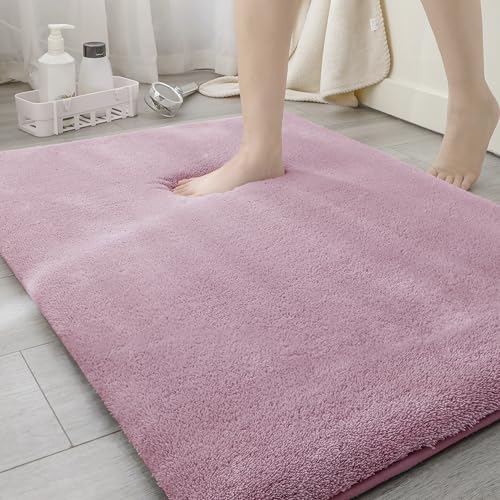 MINIDEAR Badezimmerteppich, 50,8 x 76,2 cm, Kirschrot – dicker Memory-Schaum-Badematte, ultraweich und flauschig, rutschfest, schnell trocknend, saugfähig, waschbar, Boden-Mikrofasermatte für Dusche MINIDEAR Badezimmerteppich, 50,8 x 76,2 cm, Kirschrot – dicker Memory-Schaum-Badematte, ultraweich und flauschig, rutschfest, schnell trocknend, saugfähig, waschbar, Boden-Mikrofasermatte für Dusche von Minidear