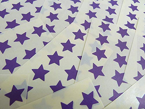 15mm Dunkleviolett Violett Sternförmig Etiketten, 180 Selbstklebende Farbcode Sticker, Klebend Sterne für Handwerk und Deko 15mm Dunkleviolett Violett Sternförmig Etiketten, 180 Selbstklebende Farbcode Sticker, Klebend Sterne für Handwerk und Deko von Minilabel