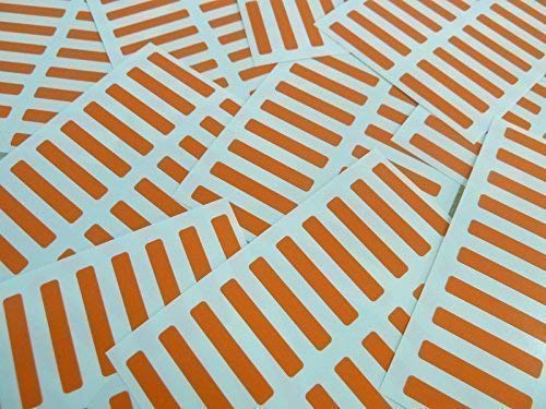 Klein 30x5mm Rechteckig Farbcode Sticker Packungen 200 Bunt Rechteckig Sticky Etiketten 30 Farben Erhältlich - Dunkelorange Klein 30x5mm Rechteckig Farbcode Sticker Packungen 200 Bunt Rechteckig Sticky Etiketten 30 Farben Erhältlich - Dunkelorange von Minilabel