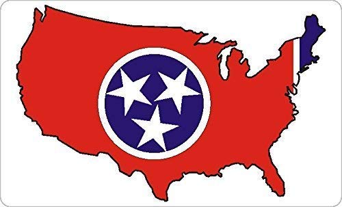Mini Aufkleber-Pack, 33x20mm Rechteck, selbstklebend Tennessee Flagge Etiketten, USA US Staat Sticker Mini Aufkleber-Pack, 33x20mm Rechteck, selbstklebend Tennessee Flagge Etiketten, USA US Staat Sticker von Minilabel
