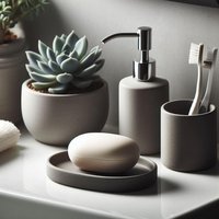 Designer-Seifenschale & Zahnbürstenbecher-Set | 3D-Druck von MinimalHomeDE