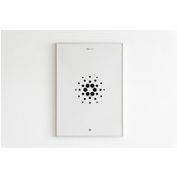 Cardano Minimal Poster - Krypto-Wand-Kunstdrucke, Luxus Leinwand, Minimal Poster, Ada, Cardano, Krypto-Währung von MinimalSupply