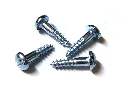 100 Stück MINI-Holzschrauben DIN 96 (Halbrundkopf mit Schlitz) Stahl verzinkt, 2mm Ø in verschiedenen Längen, für Modellbau oder zur Restauration (2 x 8 mm) von Minischrauben.com
