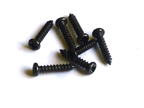 Linsenkopf Blech-/Holzschrauben, mit Spitze und PH Kreuzschlitz, Abmessung: 1,2 x 6 mm, VE=100 Stück, Kopfdurchmesser = 2,4mm, Werksoff: Stahl schwarz Linsenkopf Blech-/Holzschrauben, mit Spitze und PH Kreuzschlitz, Abmessung: 1,2 x 6 mm, VE=100 Stück, Kopfdurchmesser = 2,4mm, Werksoff: Stahl schwarz von minischrauben.com