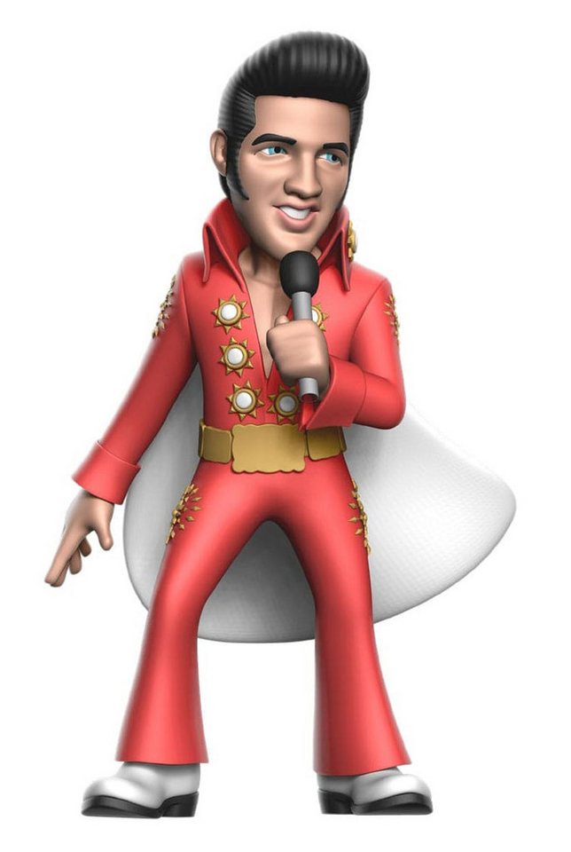Minix Dekofigur Elvis Presley Minix Figur Elvis Red Suit 12 cm (1 St), Alle Produkte sind nummeriert, um die Sammelbarkeit zu erhöhen. von Minix