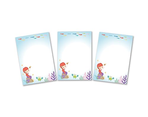 12 Mini-Notizblöcke Meerjungfrau Mitgebsel für Kindergeburtstag Gastgeschenke für Mädchen Mädchengeburtstag / A7-Format 12 Mini-Notizblöcke Meerjungfrau Mitgebsel für Kindergeburtstag Gastgeschenke für Mädchen Mädchengeburtstag / A7-Format von Minkocards