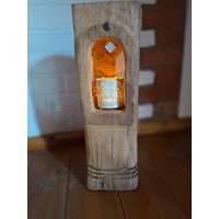 Windlicht Laterne Eichenbalken Lampe Holzbalken Dekosäule Fachwerk Balkenlampe Holzlampe Stehlampe Design Skulptur Unikat Stele von MinnekenhusDesign