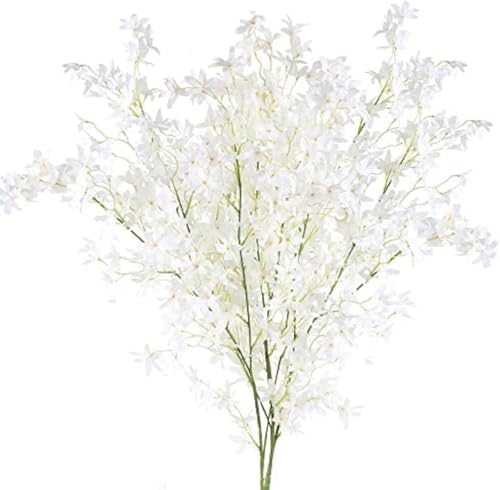 Minnhua 3PCS Künstliche Blumen Kirsche Kunstblumen Deko Künstliche Kirschblütenzweige Sakura Plastikblumen für Topf Vase Büro Hochzeit Balkon Garten Party von Minnhua