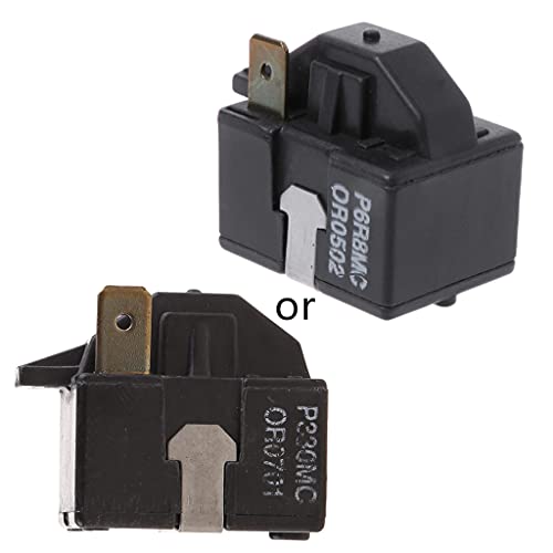 MinnowXY PTC Kompressor Starter für Kühlschrank Gefrierschrank Luftentfeuchter P6R8MC ABS + Metall von MinnowXY