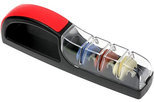 MinoSharp 550-BR Plus 3 Universalschleifer (schwarz/rot) von MinoSharp