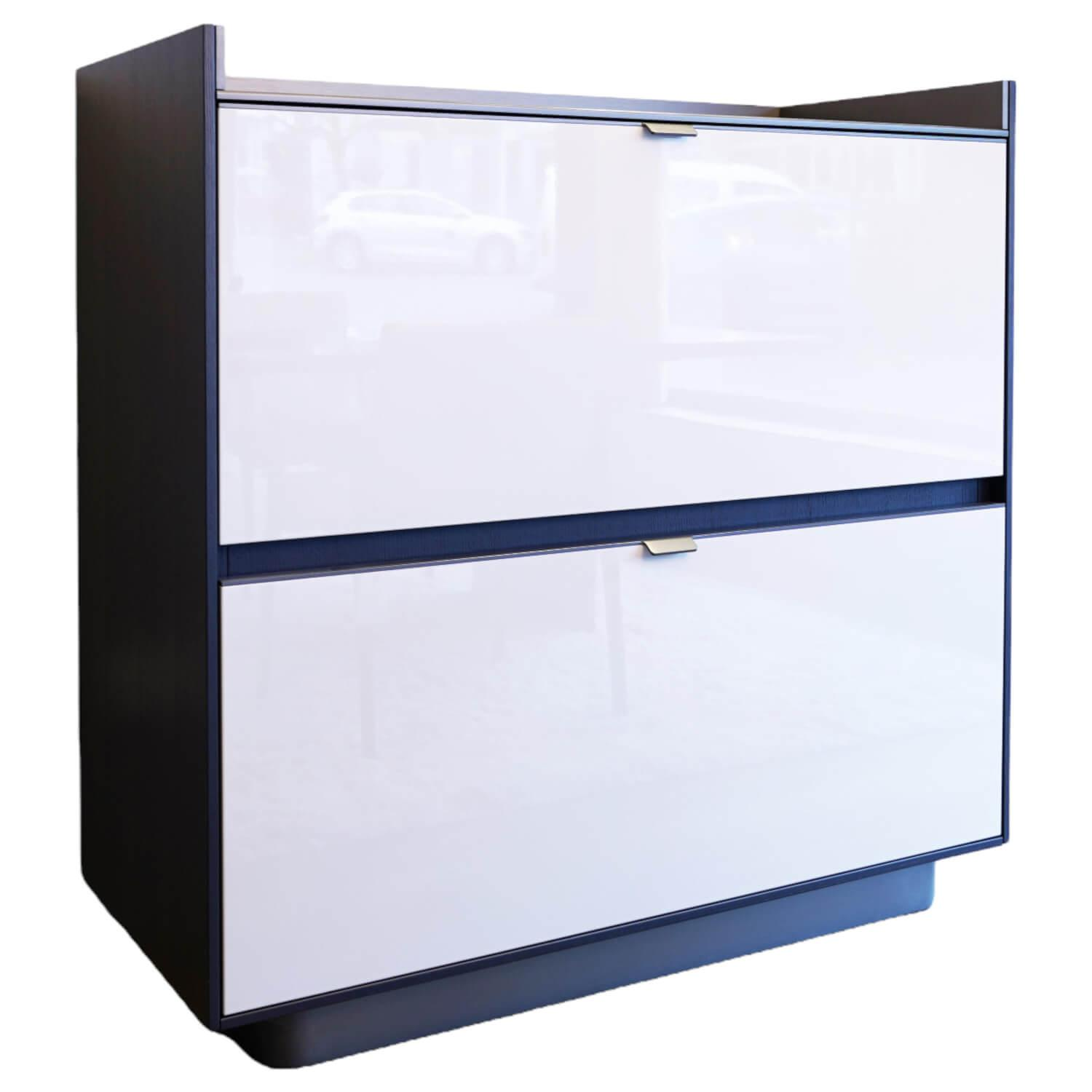 Bar- / Container Darren Farbe Sand Struktur Aschefurnier Korpus Aluminium Farbe ... Bar- / Container Darren Farbe Sand Struktur Aschefurnier Korpus Aluminium Farbe ... von Minotti
