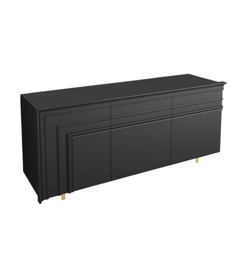 Minottiitalia Anrichte Gessolina Anrichte MDF PU Lackiert Noir Schwarz Minottiitalia Anrichte Gessolina Anrichte MDF PU Lackiert Noir Schwarz von minottiitalia