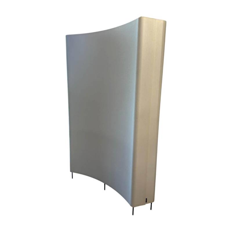 Stehleuchte Blanche Halbrund Schirm Leinen Weiß Gestell Nickel Struktur Black Sc... Stehleuchte Blanche Halbrund Schirm Leinen Weiß Gestell Nickel Struktur Black Sc... von Minotti