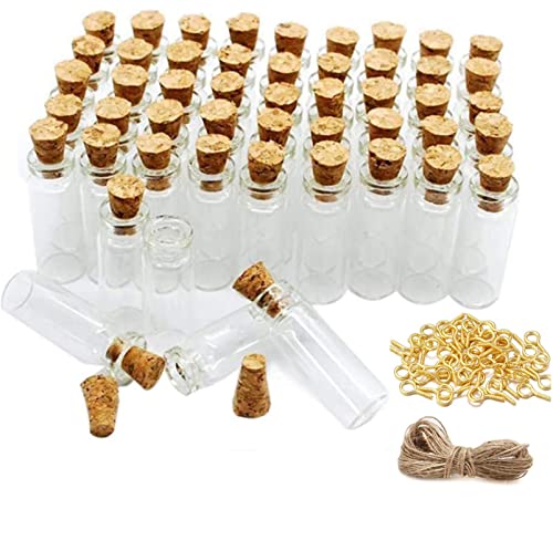 Minsily 100 Stück 2ml Kleine Mini-Glasflaschen mit Korkverschluss 20 Meters Twines hohe Glasflaschen, kleine Glasflaschen, Mini-Korkenflaschen mit Augenschrauben für Dekoration Basteln Partygeschenke Minsily 100 Stück 2ml Kleine Mini-Glasflaschen mit Korkverschluss 20 Meters Twines hohe Glasflaschen, kleine Glasflaschen, Mini-Korkenflaschen mit Augenschrauben für Dekoration Basteln Partygeschenke von Minsily