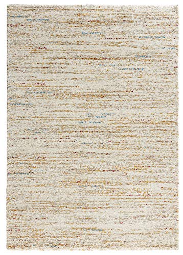 Mint Rugs 102690_160x230 Design Verlour Deep-Pile Teppich Chic, Kunstfaser, Creme, 230 x 160 x 3 cm von Mint Rugs