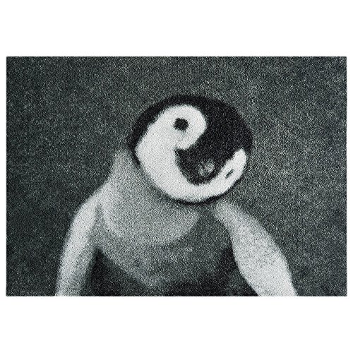 Mint Rugs 102863_50x70 Statement Mat Penguin, Kunstfaser, grau, 70 x 50 x 0.7 cm von Mint Rugs
