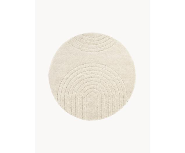 Runder Hochflor-Teppich Norwalk mit geometrischem Muster von Mint Rugs