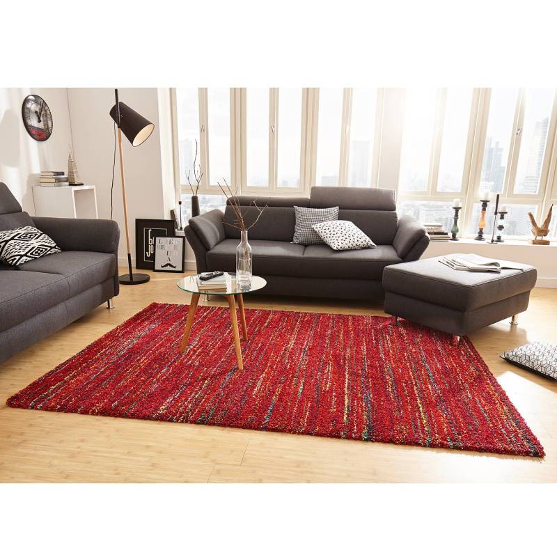home24 Teppich Chic 200 x 290 cm Rot/Rot von home24