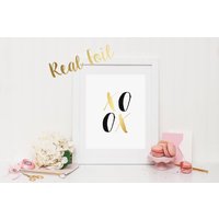 xoxo Foliendruck Mit Echter Folie xoxo Foliendruck Mit Echter Folie von MintPaperStudioau