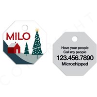 Nordic Winter Octagon Haustier-Id-Tags Katzen-Tag Personalisierte Haustier-Tags Hunde-Id-Tag Dog Lost Tags Tag Haustier-Geschenk Angepasst Nordic Winter Octagon Haustier-Id-Tags Katzen-Tag Personalisierte Haustier-Tags Hunde-Id-Tag Dog Lost Tags Tag Haustier-Geschenk Angepasst von MintandJolie