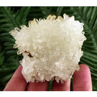 Sehr Schöner Bergkristall Mit Calcit, Quarz, Kristall, Mineral, Naturkristall, Rohkristalle von Minterest