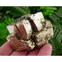 Seltener Pyrit Mit Galenit, Kristall, Mineral, Natürlicher Narrengold, Rohkristalle N5129 von Minterest