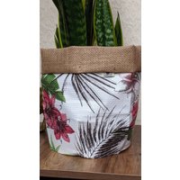 Dekorative Blumentopf Abdeckung, Wasserdichte Stoff Indoor Attraktive Pflanzendecke, Zimmerpflanze von MintyTipCo