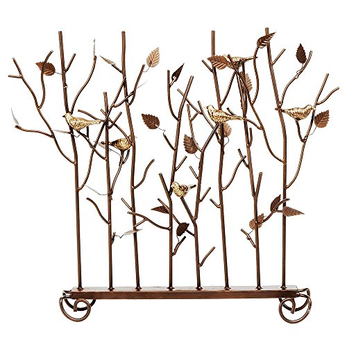 Minuteman International Birds Deko-Kamin Sommer Paravent Bronze 66.0 x 12.7 x 66.0 cm von Minuteman International