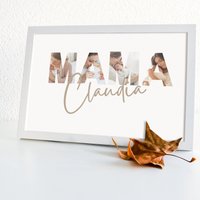 Mama Fotocollage| Fotorahmen|Personalisierter Poster| Muttertags Benutzerdefinierte Beste von Minvalarts