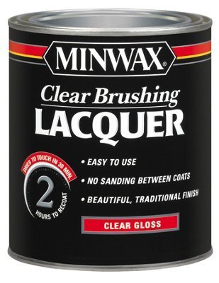 Minwax 15500 CLEAR Brushing Lacquer Gloss, 1-quart by Minwax von Minwax